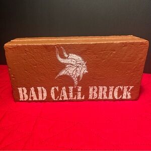 Vintage 1999 NFL Minnesota Vikings "Bad Call Brick"